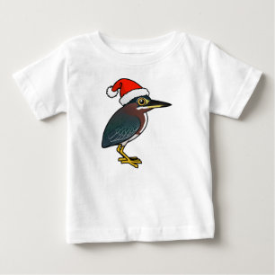 Grönt Heron Santa T Shirt