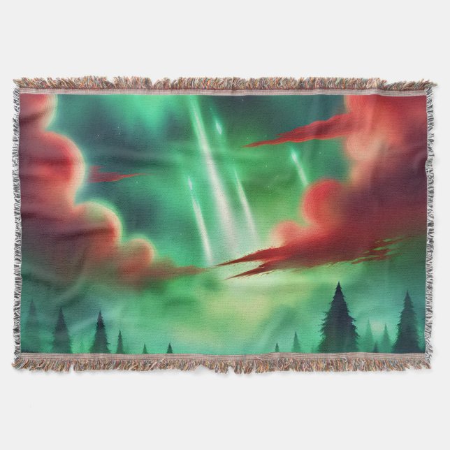 grönt himlar filt (Framsidan)