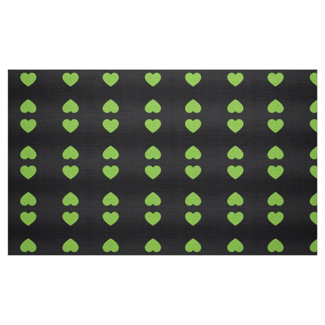 Grönt hjärta tyg (Fat Quarter)