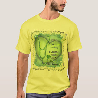 Grönt Hjärtat Pediatriska sjuksköterskor T Shirt