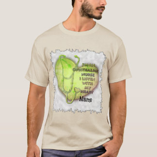 Grönt Hjärtftalmisk näsa T Shirt