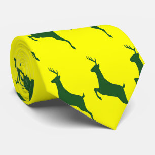 Grönt Hjort Necktie Slips