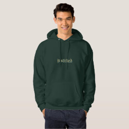 Grönt Hoodie