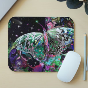 Grönt Hope Butterfly Mouse Pad Musmatta