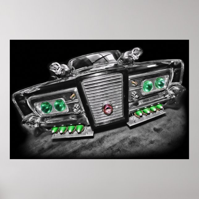 Grönt Hornet - Black Beauty Poster (Framsidan)