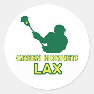Grönt Hornets Shot 2 Runt Klistermärke