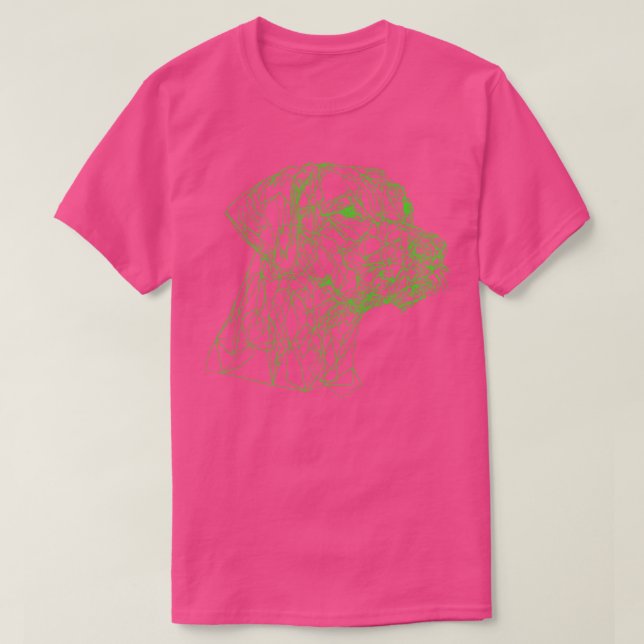 Grönt Hound T Shirt (Design framsida)