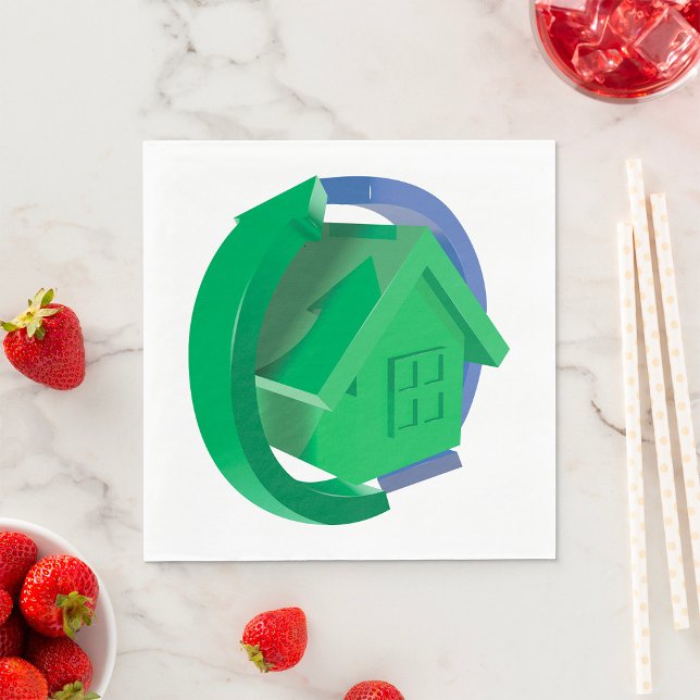 Grönt House and Pilar Pappersservett (Skapare uppladdad)