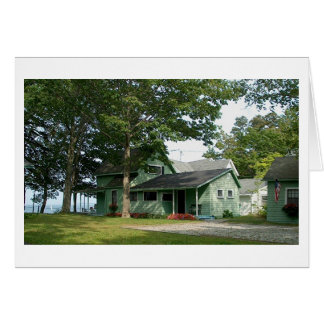 Grönt House Hälsningskort