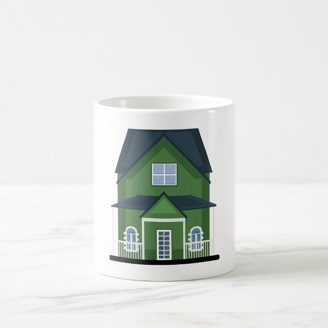Grönt House Kaffemugg (Skapare uppladdad)