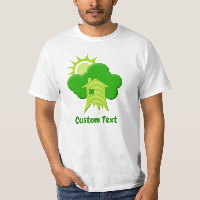 Grönt House Tee (Framsida)