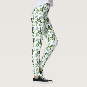 Grönt Hummingbird Women's Leggings - Snyggt Comfy