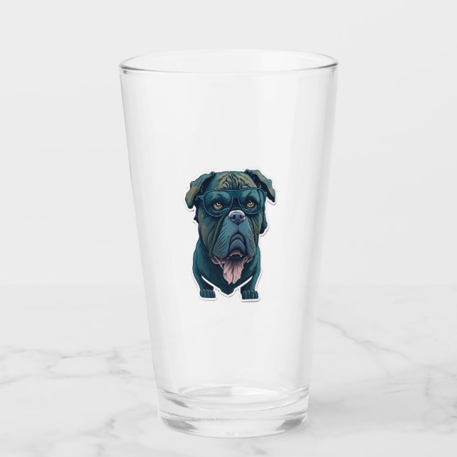 Grönt hund med glas (Framsida)