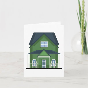 Grönt Hus Bostadshus Kort