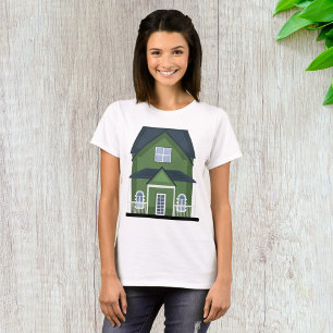 Grönt Hus Bostadshus T Shirt