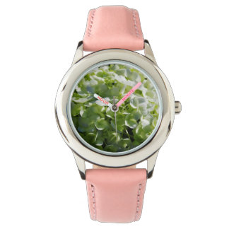 Grönt Hydrangeas Flowers Armbandsur