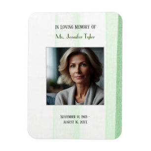 Grönt i Eleganten Loving Memory Magnet