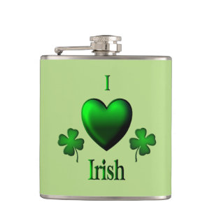Grönt I Heart Irish Fickplunta