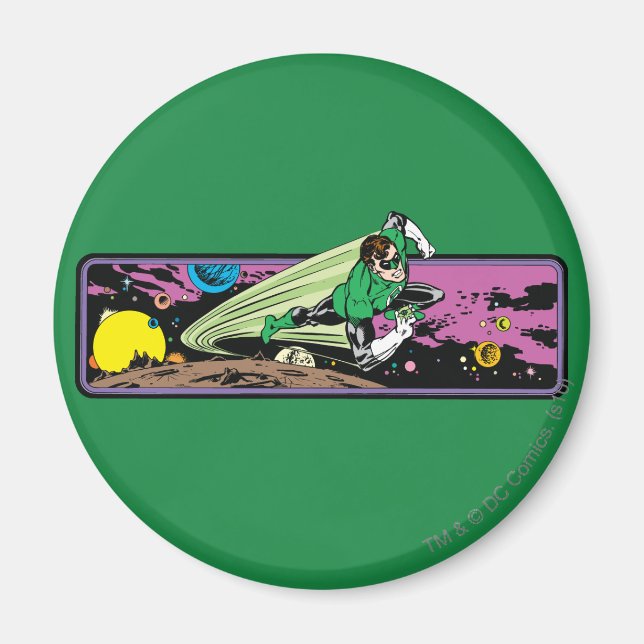 Grönt i mellanrum magnet (Framsidan)