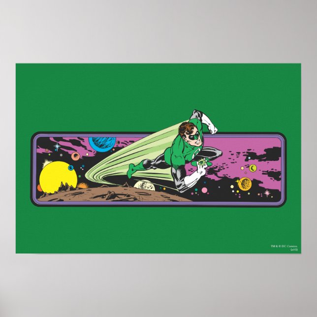 Grönt i mellanrum poster (Framsidan)