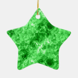 GRÖNT i STRUKTUR Julgransprydnad Keramik