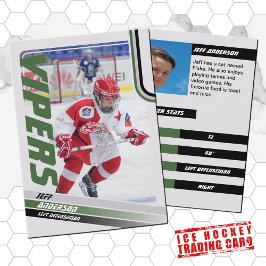 Grönt Ice Hockey Trading Card