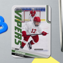 Grönt Ice Hockey Trading Card