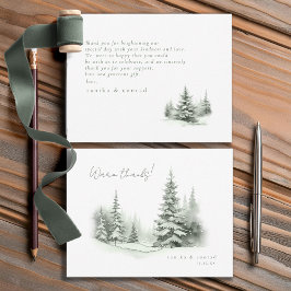 Grönt-ID1049 för Rustic Winter Wedding, tack för s