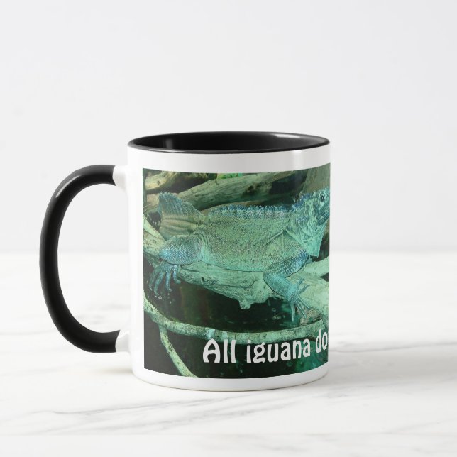 Grönt Iguana 2 Mugg (Vänster)