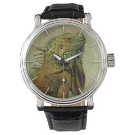 Grönt Iguana Armbandsur