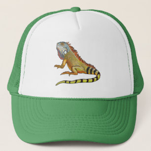 grönt iguana keps