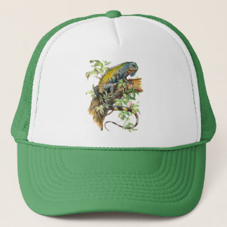 Grönt iguana keps