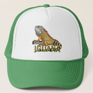 grönt iguana keps