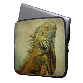 Grönt Iguana Laptop Fodral