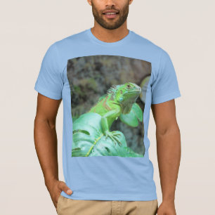 Grönt iguana T-Shirt