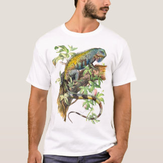 Grönt iguana t shirt