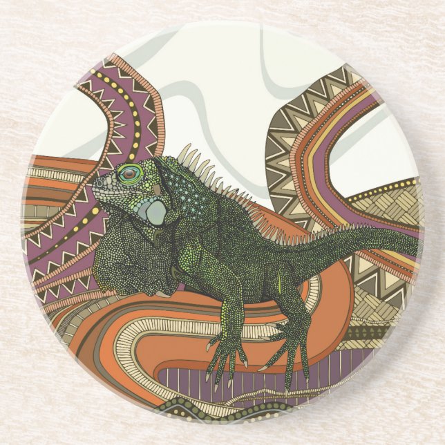 grönt iguana underlägg (Framsidan)