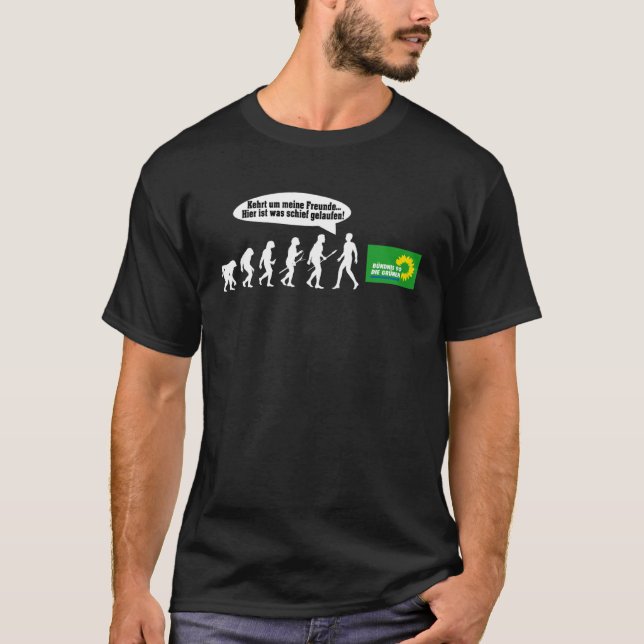 Grönt: Ingen Påstående-utvecklingsgräns för Danke- T Shirt (Framsida)