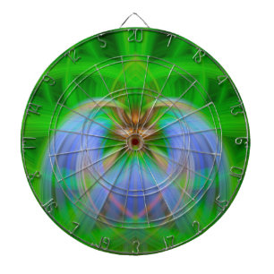 Grönt Intricacy Darttavla