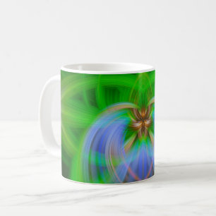 Grönt Intricacy Kaffemugg