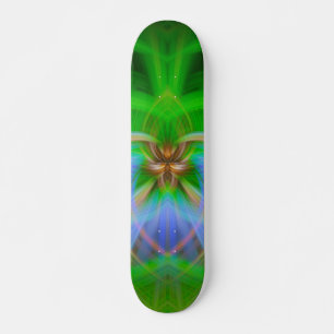 Grönt Intricacy  Mini Skateboard Bräda 18,5 Cm