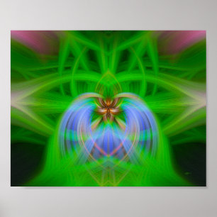 Grönt Intricacy Poster