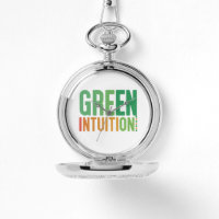 Grönt Intuition Pocket Watch