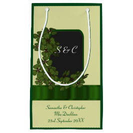 Grönt Irish shamrock personlig bröllop