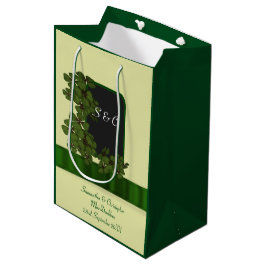 Grönt Irish shamrock personlig bröllop