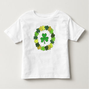 Grönt Irish Shamrock WAN St Patrick's Day T-shirt