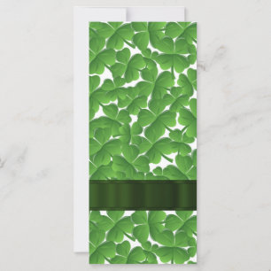 Grönt Irish shamrocks personlig
