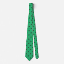 Grönt Irish Shamrocks Polka dots Mönster