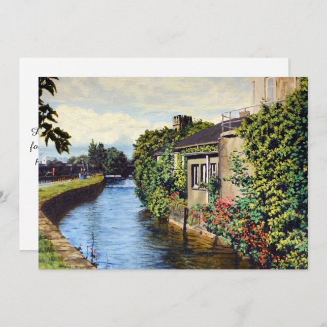 Grönt Irland - färgkort för teckningsfärg Kort (Fram/baksida)