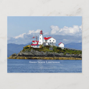 Grönt Island Lighthouse, England Vykort